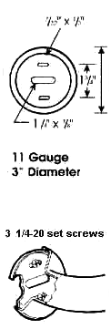 concealed flange