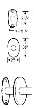 oval snap on flange