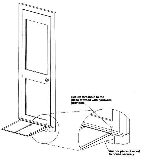 alternet threshold ramp installation